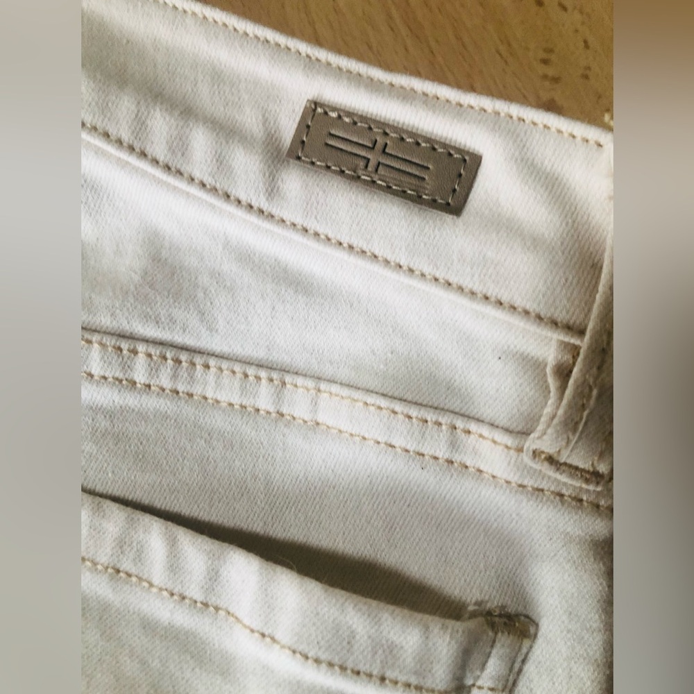 New Liverpool Los Angeles Cream cropped Jeans - Picture 6 of 12